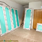 Дверцы ПВХ для балконных люков в Уфе
