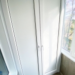 Дверцы ПВХ для балконных шкафов зимних холодильников и люков в Уфе
